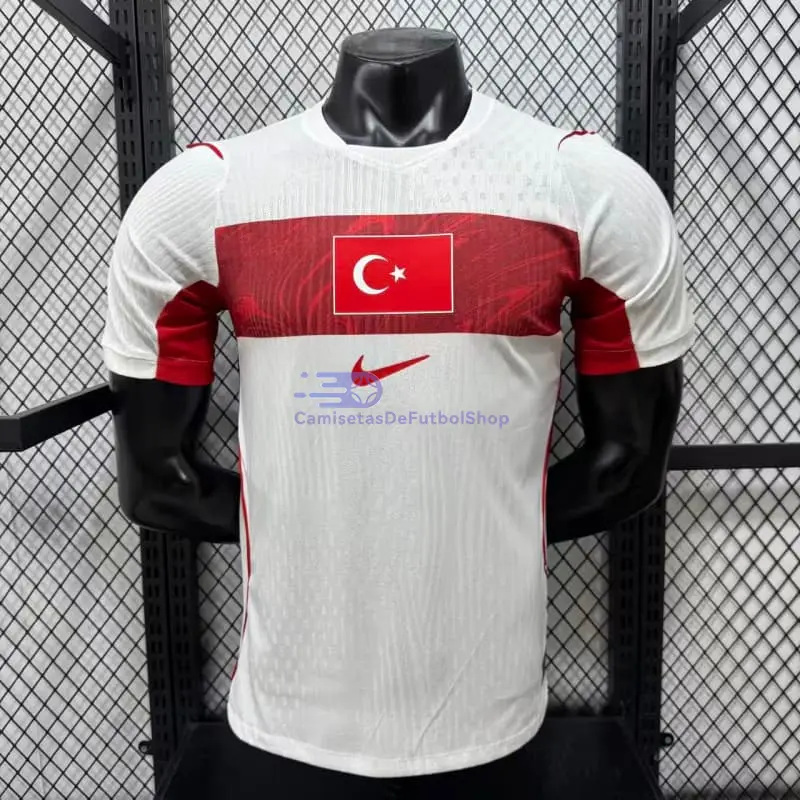 Camiseta Turquía Mundial 2026 2ª Equipación Blanco (EDICIÓN JUGADOR)