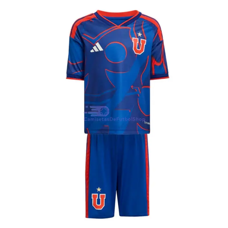 Camiseta Universidad de Chile 2026/2027 1ª Equipación Azul Niño Kit