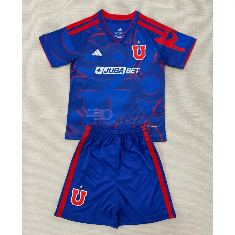 Camiseta Universidad de Chile 2026/2027 1ª Equipación Azul Niño Kit