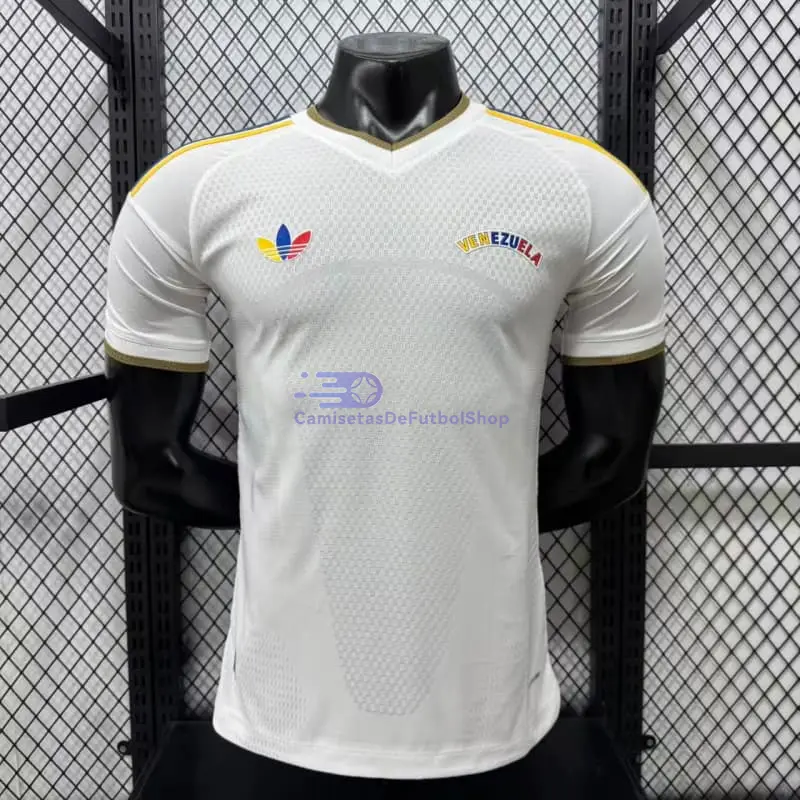 Camiseta Venezuela Mundial 2026 2ª Equipación Blanco (EDICIÓN JUGADOR)