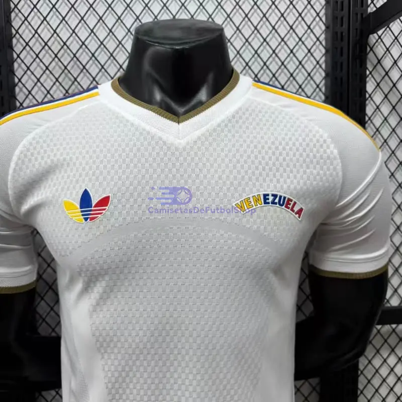 Camiseta Venezuela Mundial 2026 2ª Equipación Blanco (EDICIÓN JUGADOR)