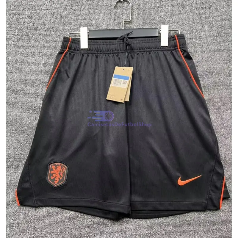 Pantalón Corto Holanda Mundial 2026 1ª Equipación Negro