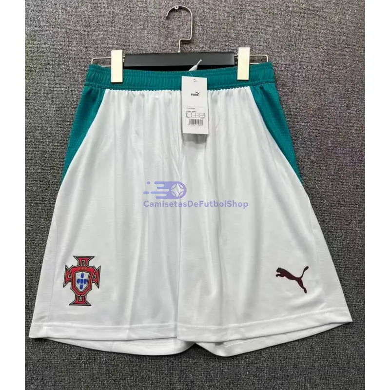 Camiseta Ronaldo 7 Portugal Mundial 2026 2ª Equipación Verde/Blanco
