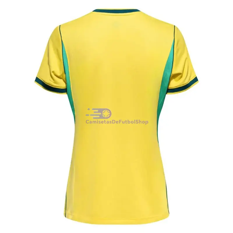 Camiseta Brasil Mundial 2026 1ª Equipación Amarillo Mujer