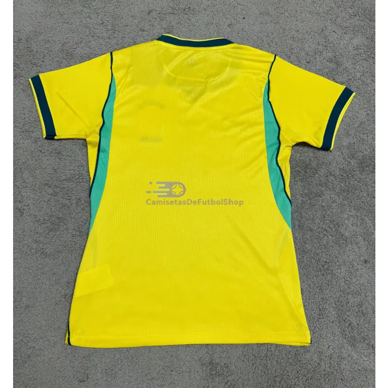Camiseta Brasil Mundial 2026 1ª Equipación Amarillo Mujer