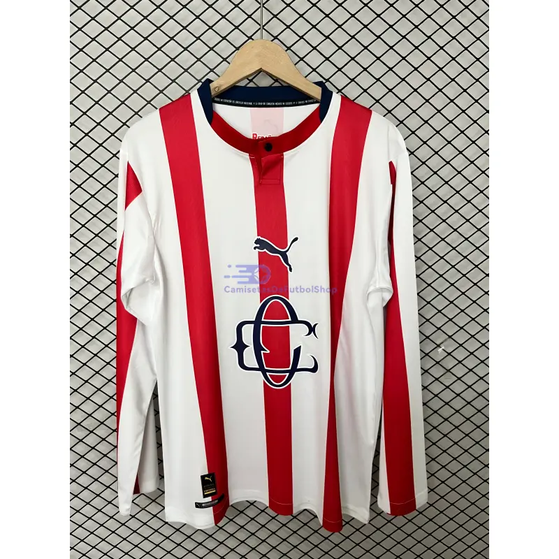 Camiseta Chivas 120 Aniversario Edición 2026/2027 ML Rojo/Blanco