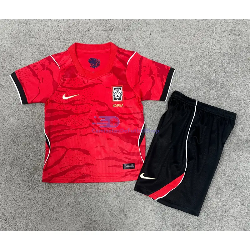 Camiseta Corea del Sur Mundial 2026 1ª Equipación Rojo Niño Kit