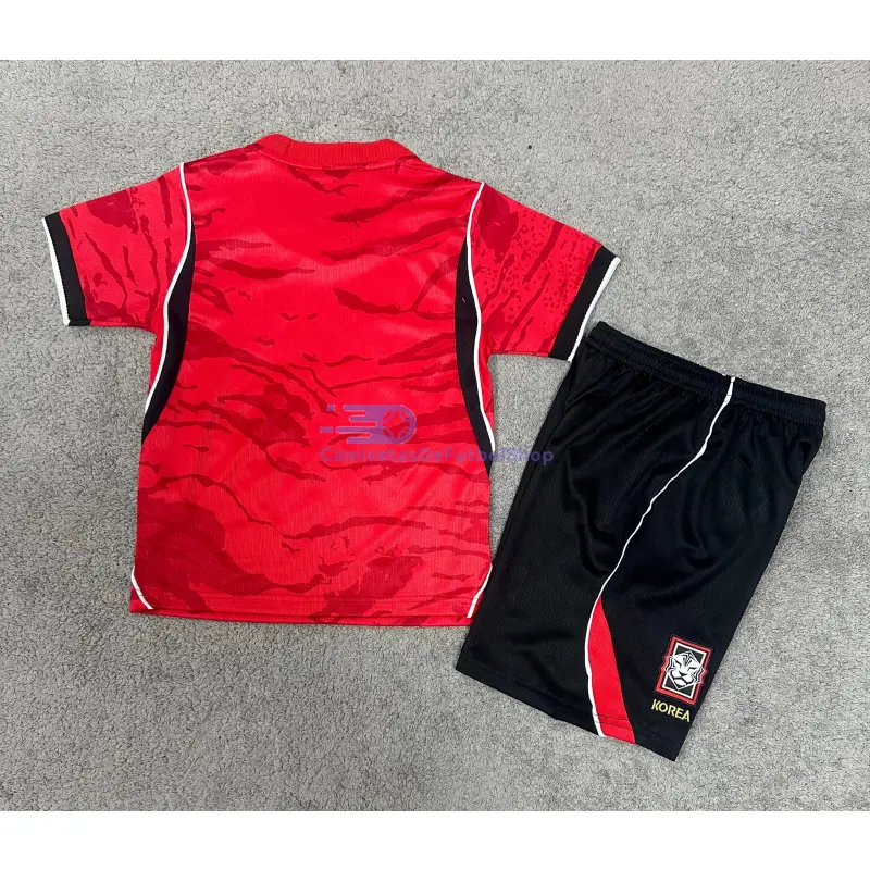 Camiseta Corea del Sur Mundial 2026 1ª Equipación Rojo Niño Kit