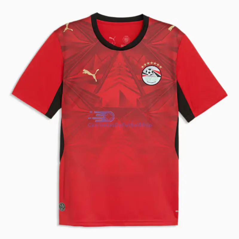 Camiseta Egipto Mundial 2026 1ª Equipación Rojo