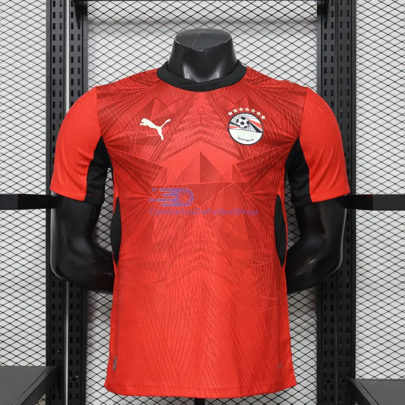 Camiseta Egipto Mundial 2026 1ª Equipación Rojo (EDICIÓN JUGADOR)