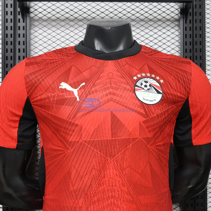 Camiseta Egipto Mundial 2026 1ª Equipación Rojo (EDICIÓN JUGADOR)