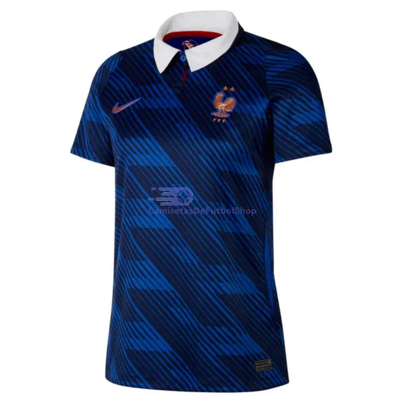 Camiseta Francia Mundial 2026 1ª Equipación Azul Mujer