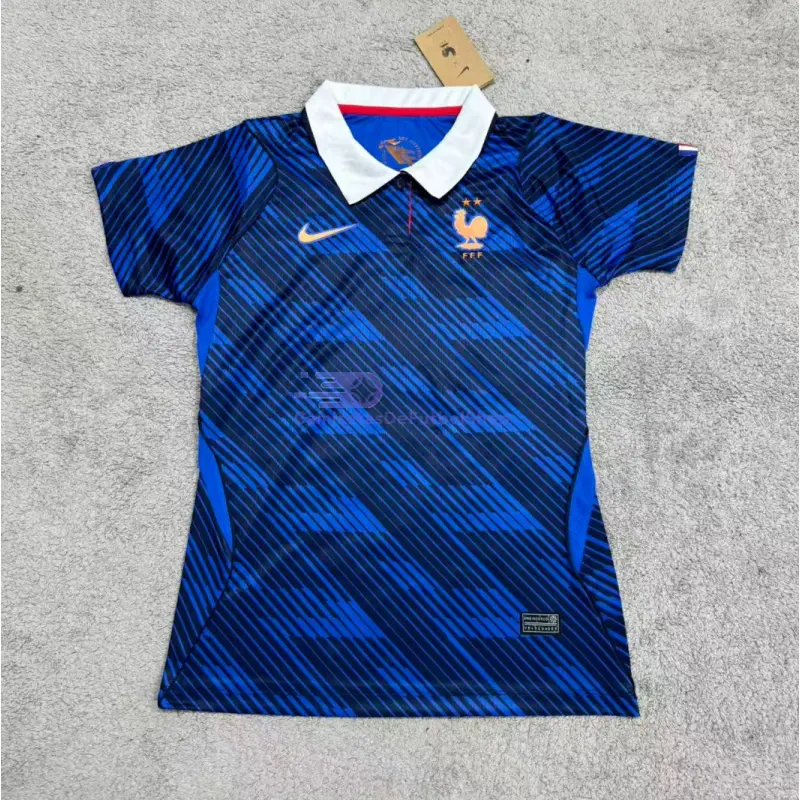 Camiseta Francia Mundial 2026 1ª Equipación Azul Mujer