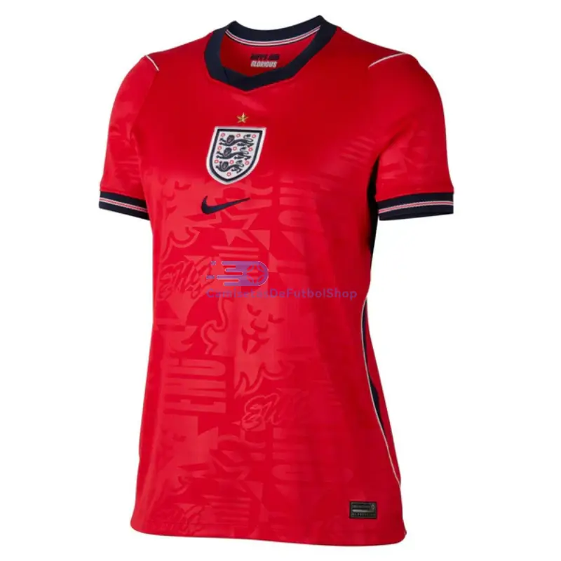 Camiseta Inglaterra Mundial 2026 2ª Equipación Rojo Mujer