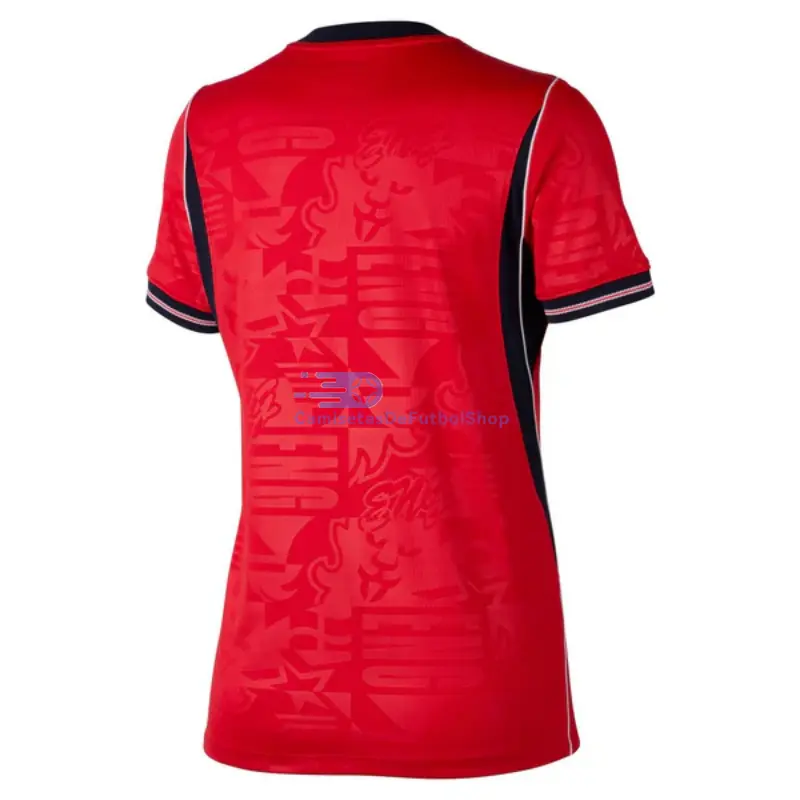 Camiseta Inglaterra Mundial 2026 2ª Equipación Rojo Mujer