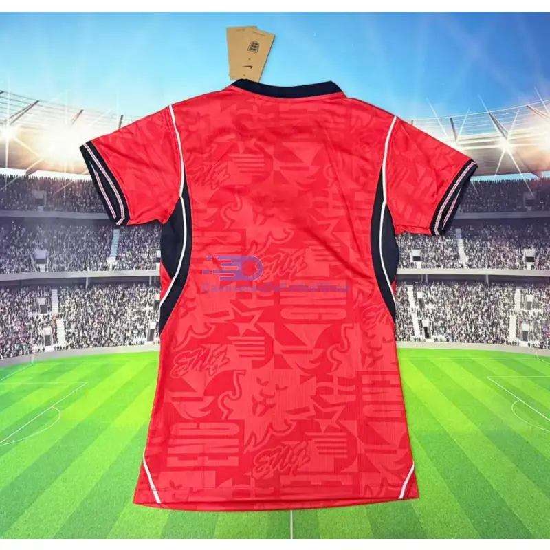 Camiseta Inglaterra Mundial 2026 2ª Equipación Rojo Mujer