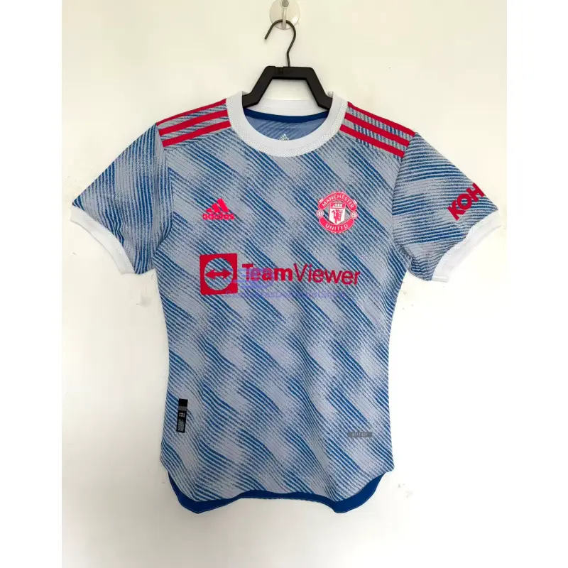 Camiseta Manchester United 2021/2022 2ª Equipación Retro Azul (EDICIÓN JUGADOR)