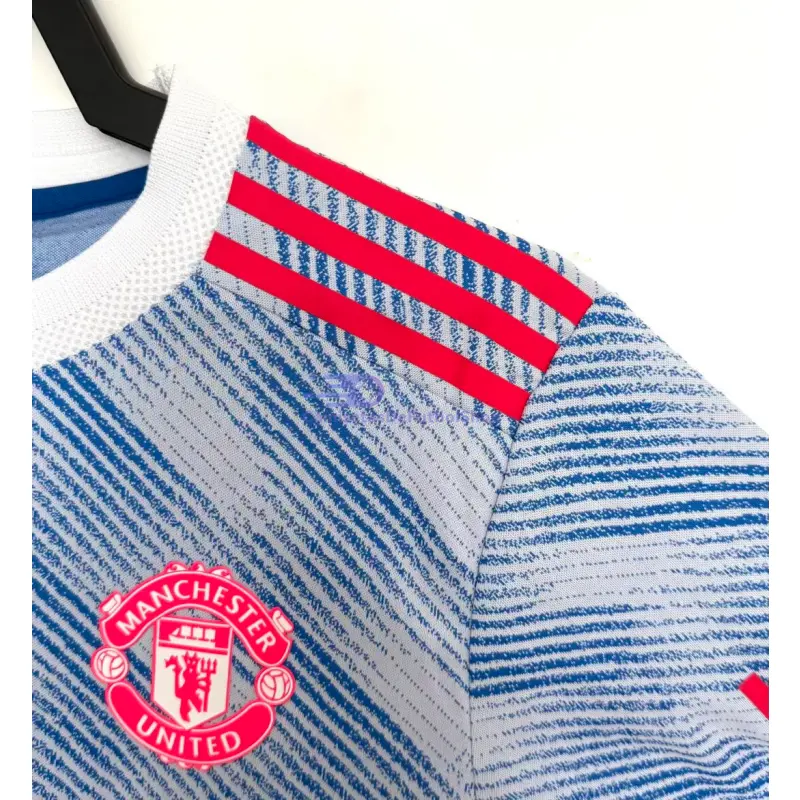 Camiseta Manchester United 2021/2022 2ª Equipación Retro Azul (EDICIÓN JUGADOR)
