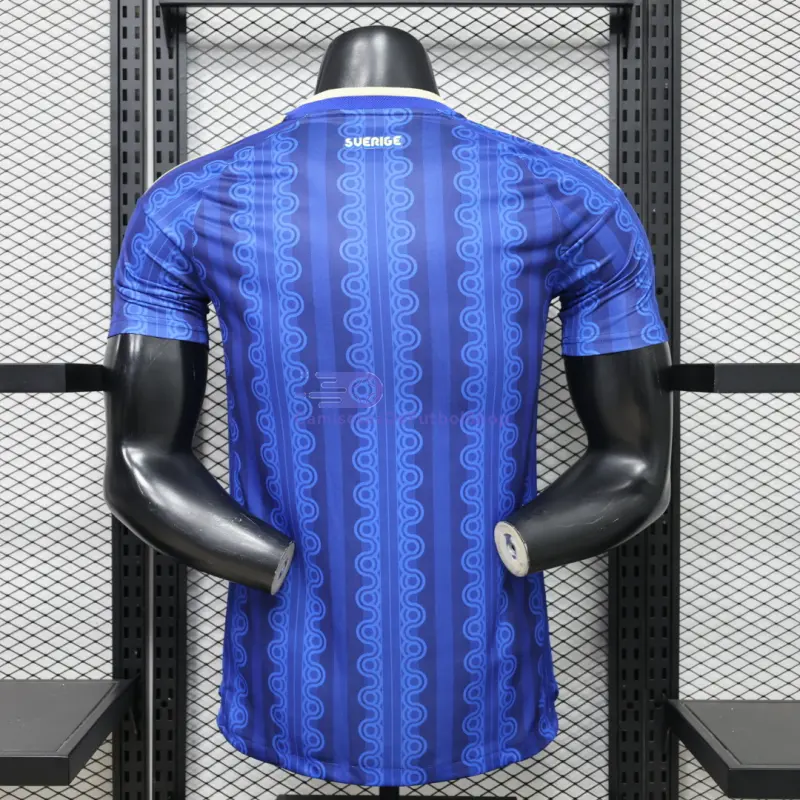 Camiseta Suecia Mundial 2026 2ª Equipación Azul Oscuro (EDICIÓN JUGADOR)