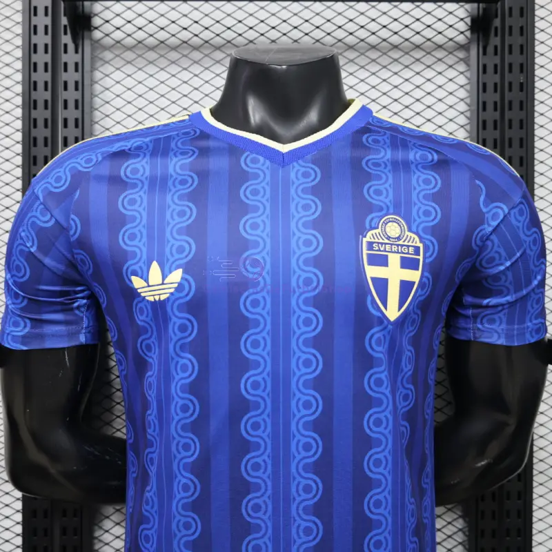 Camiseta Suecia Mundial 2026 2ª Equipación Azul Oscuro (EDICIÓN JUGADOR)