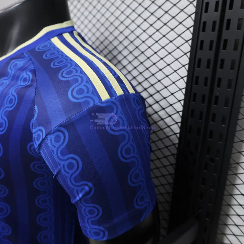 Camiseta Suecia Mundial 2026 2ª Equipación Azul Oscuro (EDICIÓN JUGADOR)