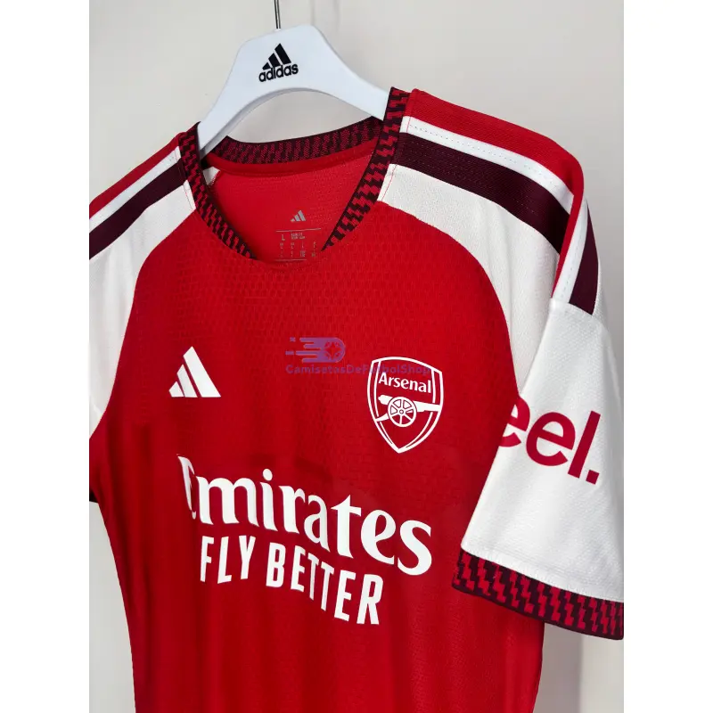 Camiseta Arsenal 2026/2027 1ª Equipación Rojo/Blanco