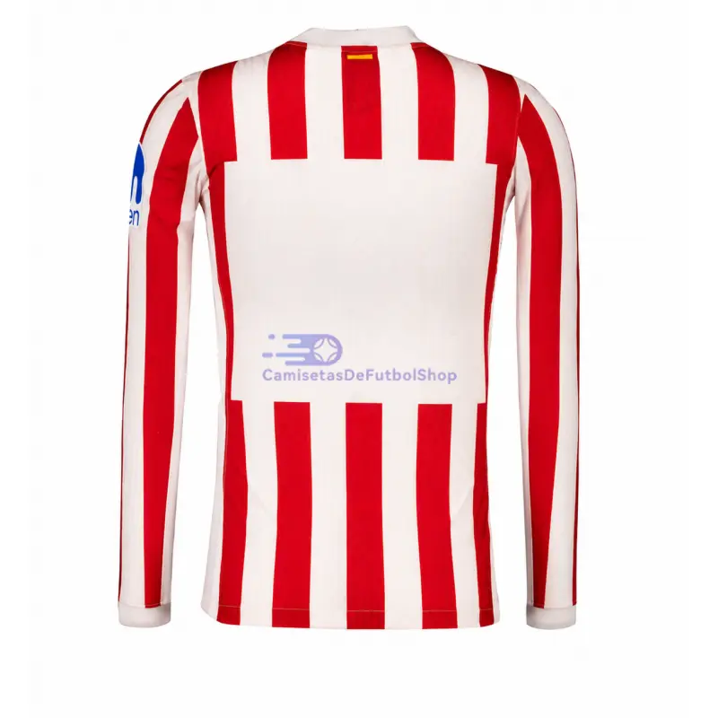 Camiseta Atlético de Madrid 2025/2026 1ª Equipación ML Rojo/Blanco