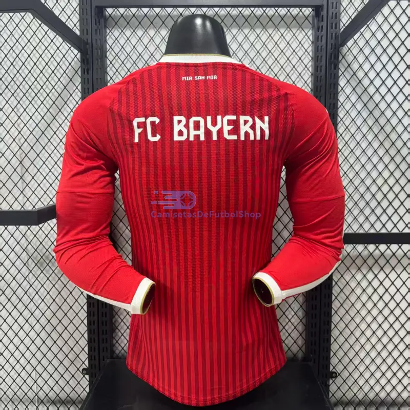 Camiseta Bayern Múnich 2026/2027 1ª Equipación ML Rojo (EDICIÓN JUGADOR)