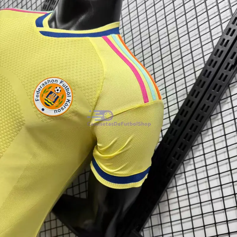 Camiseta Curacao Mundial 2026 2ª Equipación Amarillo Claro (EDICIÓN JUGADOR)