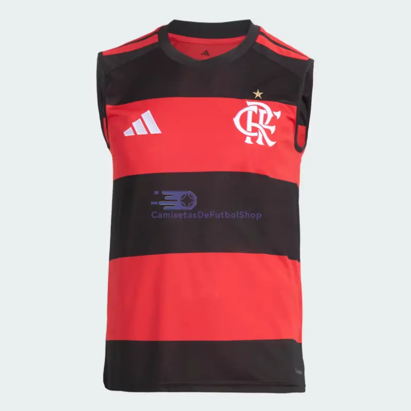 Camiseta Flamengo Sin Mangas 2026/2027 1ª Equipación Negro/Rojo