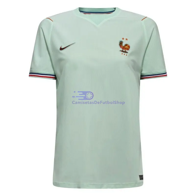 Camiseta Francia Mundial 2026 2ª Equipación Verde Menta Mujer