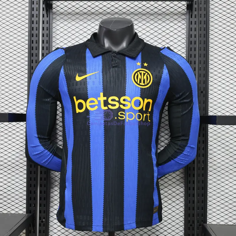 Camiseta Inter de Milan 2026/2027 1ª Equipación ML Azul/Negro (EDICIÓN JUGADOR)