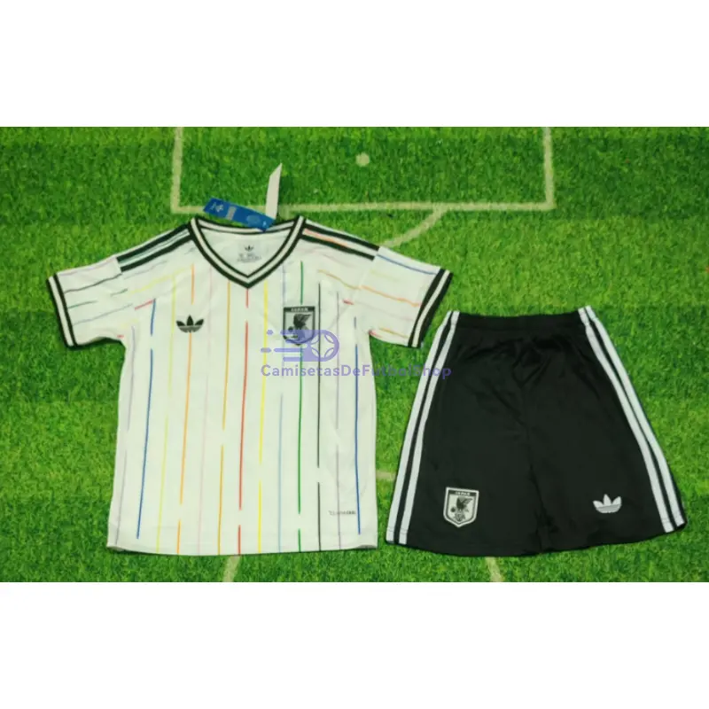 Camiseta Japón Mundial 2026 2ª Equipación Blanco Niño Kit