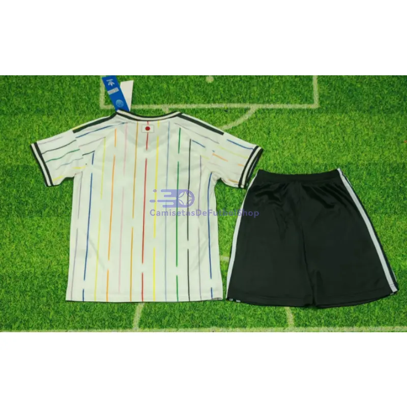Camiseta Japón Mundial 2026 2ª Equipación Blanco Niño Kit