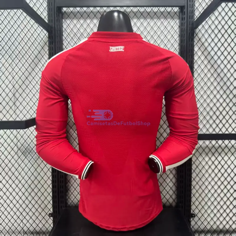 Camiseta Manchester United 2026/2027 1ª Equipación ML Rojo (EDICIÓN JUGADOR)