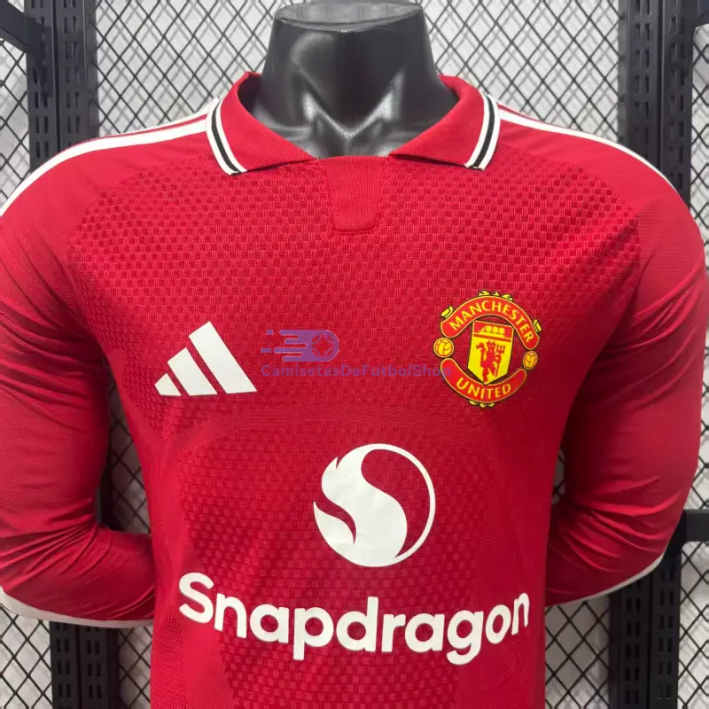 Camiseta Manchester United 2026/2027 1ª Equipación ML Rojo (EDICIÓN JUGADOR)