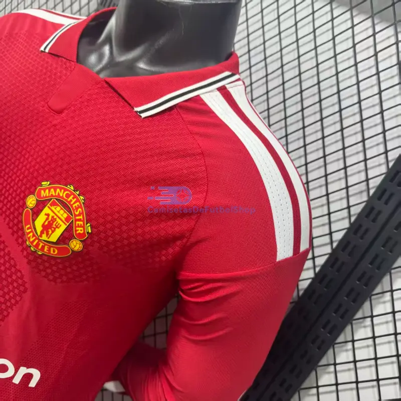 Camiseta Manchester United 2026/2027 1ª Equipación ML Rojo (EDICIÓN JUGADOR)