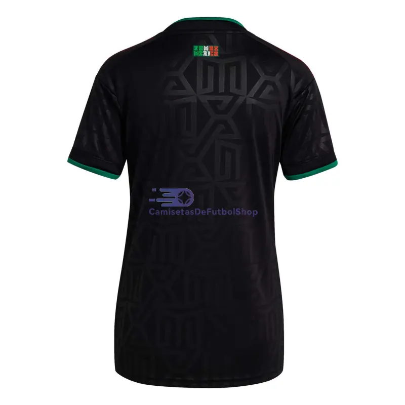 Camiseta México Mundial 2026 3ª Equipación Negro Mujer