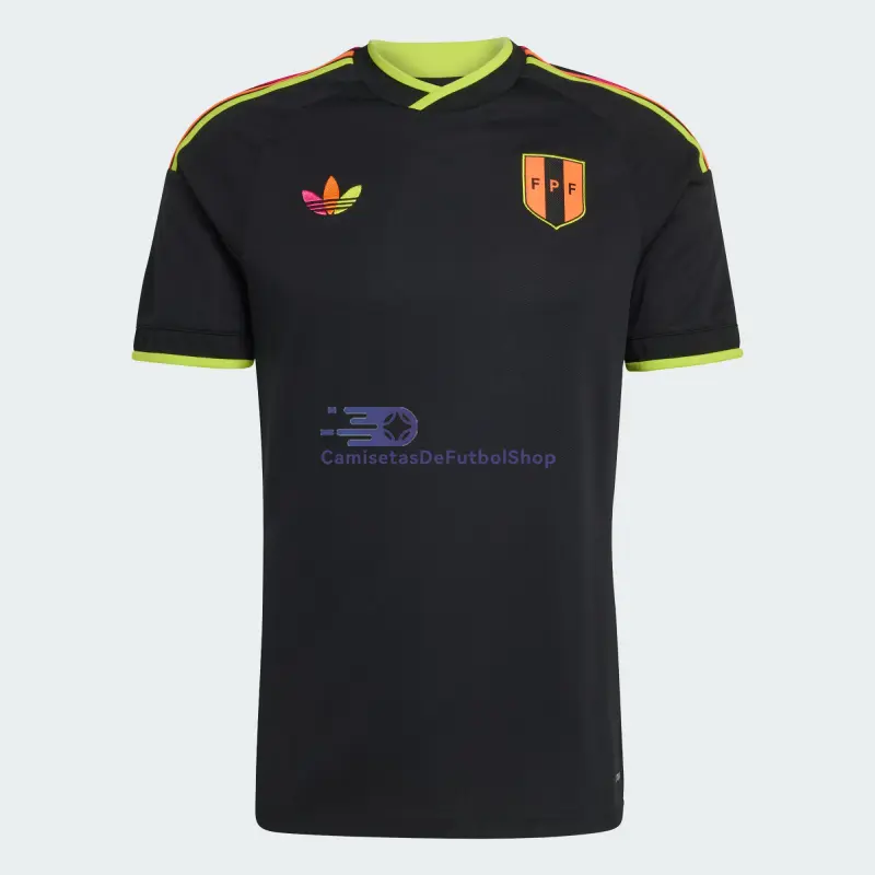 Camiseta Perú Mundial 2026 2ª Equipación Negro