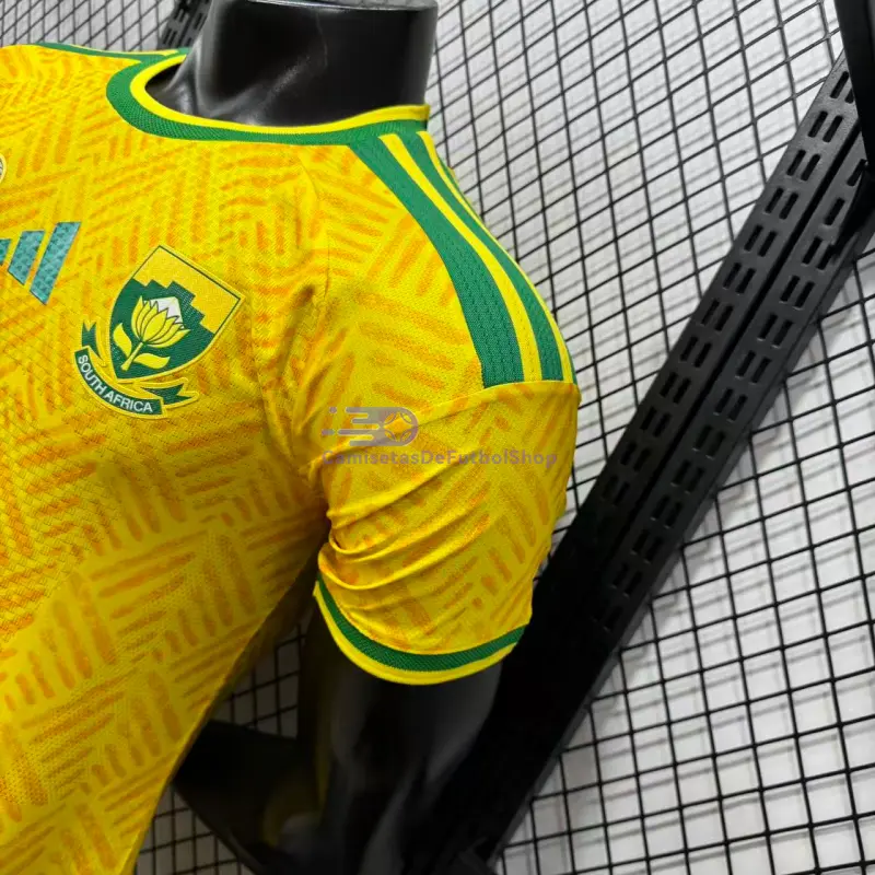 Camiseta Sudáfrica Mundial 2026 1ª Equipación Amarillo (EDICIÓN JUGADOR)