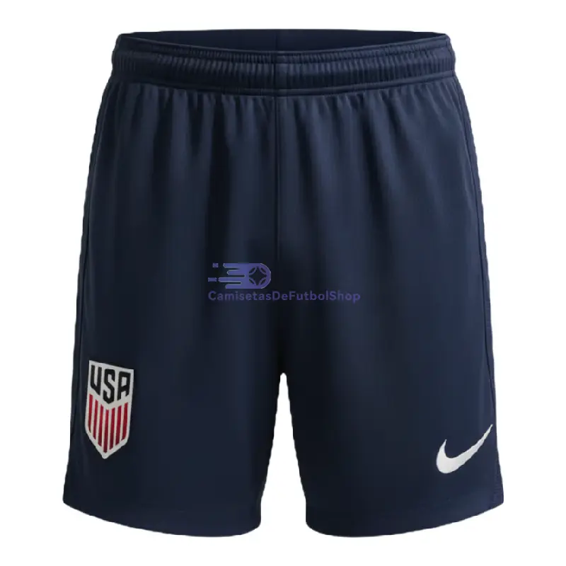 Pantalón Corto EE.UU Mundial 2026 1ª Equipación Azul Marino