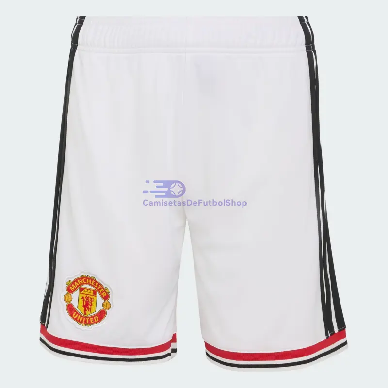 Pantalón Corto Manchester United 2026/2027 1ª Equipación Blanco