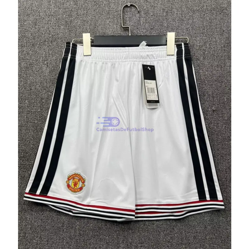 Pantalón Corto Manchester United 2026/2027 1ª Equipación Blanco