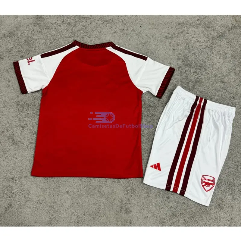 Camiseta Arsenal 2026/2027 1ª Equipación Rojo/Blanco Niño Kit