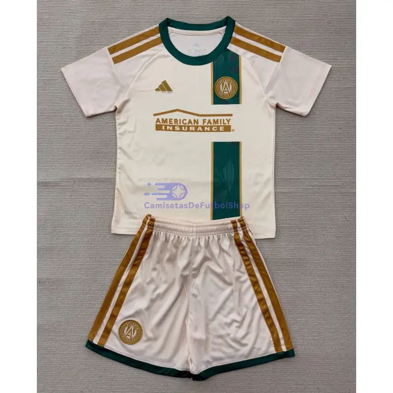 Camiseta Atlanta United 2026/2027 2ª Equipación Caqui Niño Kit