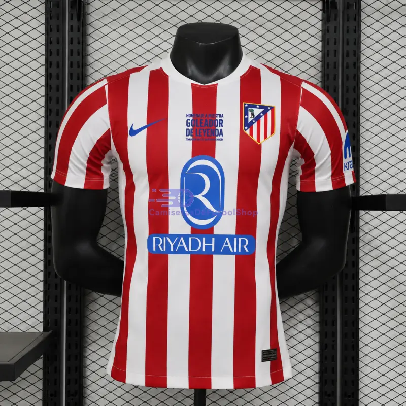 Camiseta Atlético de Madrid 2025/2026 1ª Equipación Rojo/Blanco/Azul (EDICIÓN JUGADOR)