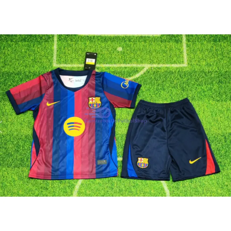Camiseta Barcelona 2026/2027 1ª Equipación Rojo/Azul Niño Kit
