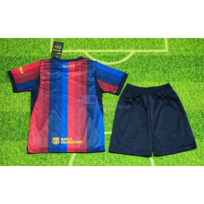Camiseta Barcelona 2026/2027 1ª Equipación Rojo/Azul Niño Kit