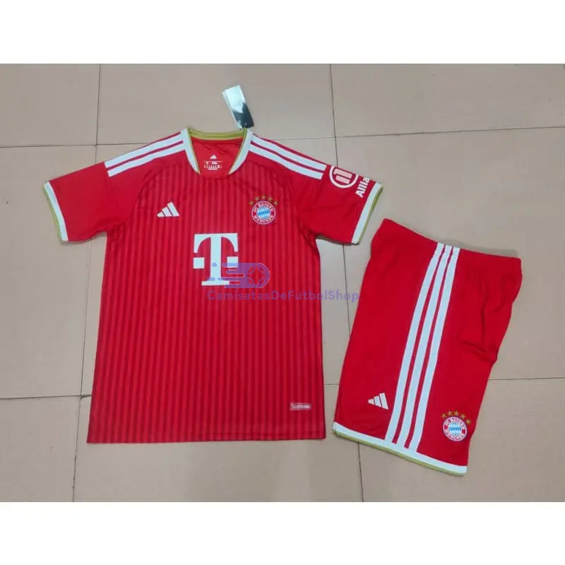 Camiseta Bayern Múnich 2026/2027 1ª Equipación Rojo Niño Kit