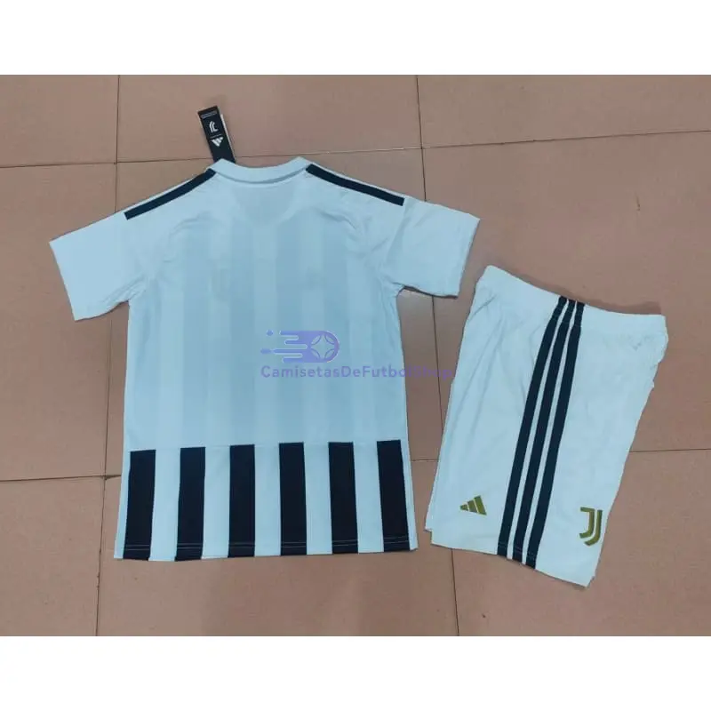 Camiseta Juventus 2026/2027 1ª Equipación Negro/Blanco Niño Kit